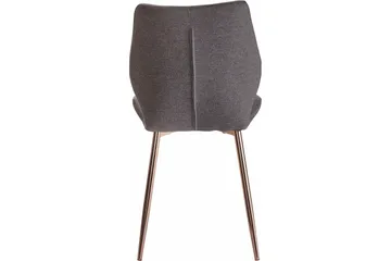 Kaspars Kjøkkenstol 2-pk - Antrasitt/Metall - Møbler - Stoler - Spisestuestoler & kjøkkenstoler