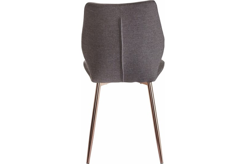 Kaspars Kjøkkenstol 2-pk - Antrasitt/Metall - Møbler - Stoler - Spisestuestoler & kjøkkenstoler