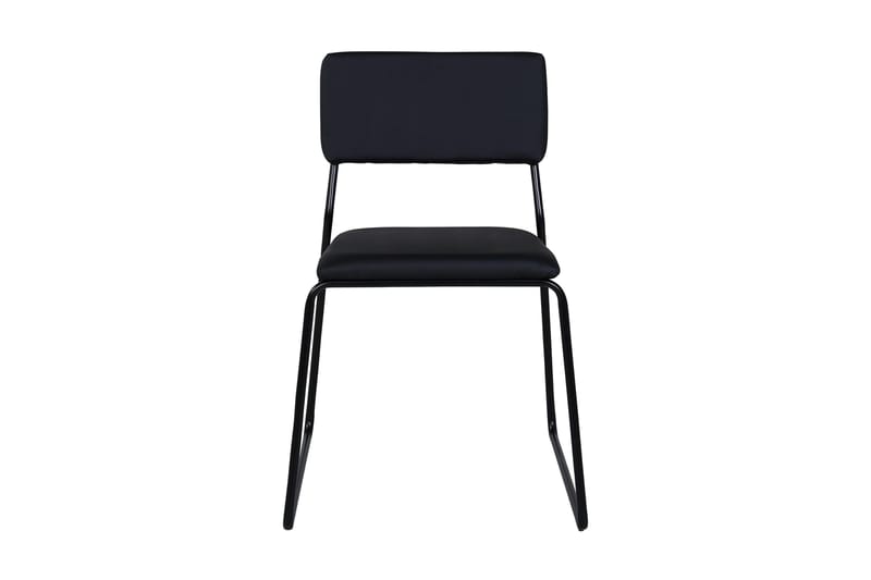 Kenth Spisestol - Kunstlæder/Sort - Møbler - Stoler - Spisestuestoler & kjøkkenstoler