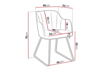 Kintore Spisestol - Svart - Møbler - Stoler - Spisestuestoler & kjøkkenstoler