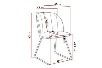 Kintore Spisestol - Svart - Møbler - Stoler - Spisestuestoler & kjøkkenstoler