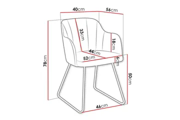 Kintore Spisestol - Svart - Møbler - Stoler - Spisestuestoler & kjøkkenstoler