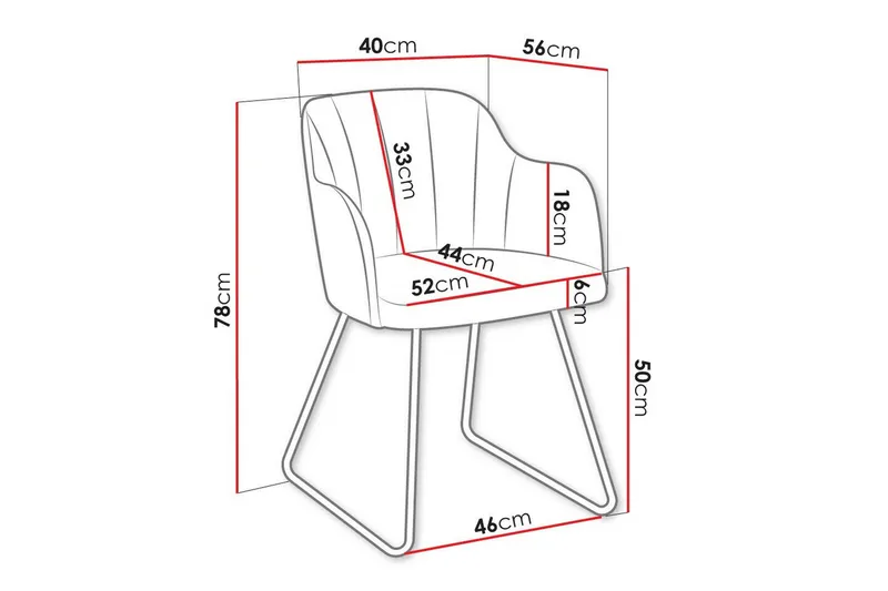 Kintore Spisestol - Svart - Møbler - Stoler - Spisestuestoler & kjøkkenstoler