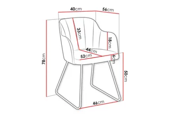 Kintore Spisestol - Svart - Møbler - Stoler - Spisestuestoler & kjøkkenstoler