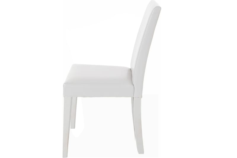Kjøkkenstol Bahra Konstläder 2-pack - Hvit - Spisestuestoler & kjøkkenstoler