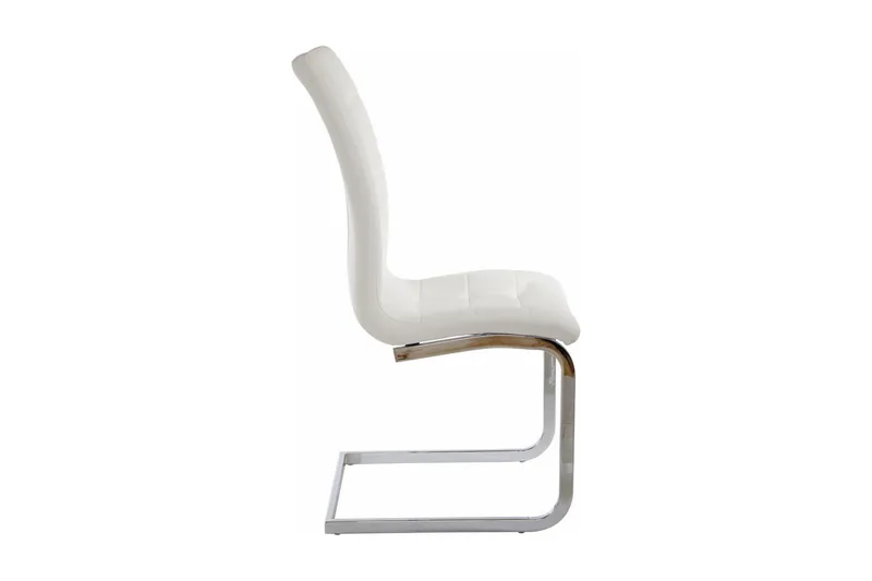 Kjøkkenstol Belal Kunstlær 2-pk - Hvit - Møbler - Stoler - Spisestuestoler & kjøkkenstoler