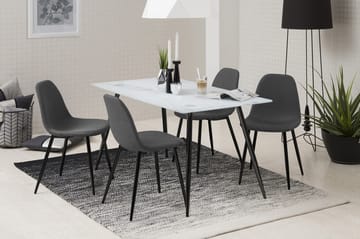 Kjøkkenstol Gaigai - Mørkegrå/Svart - Møbler - Stoler - Spisestuestoler & kjøkkenstoler