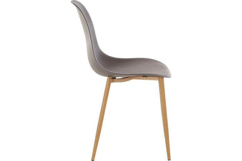 Kjøkkenstol Miana Plast 2-pk - Grå - Møbler - Stoler - Spisestuestoler & kjøkkenstoler