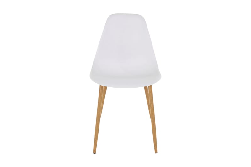Kjøkkenstol Miana Plast 4-pk - Hvit - Spisestuestoler & kjøkkenstoler