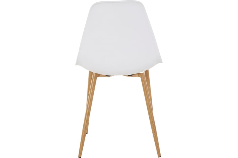Kjøkkenstol Miana Plast 2-pk - Hvit - Spisestuestoler & kjøkkenstoler