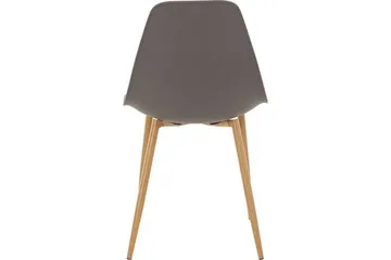 Kjøkkenstol Miana Plast 2-pk - Grå - Møbler - Stoler - Spisestuestoler & kjøkkenstoler