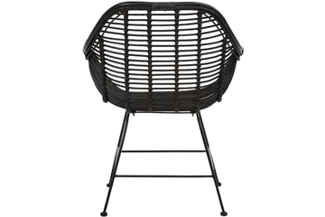 Krampa Karmstol - Svart - Møbler - Stoler - Spisestuestoler & kjøkkenstoler