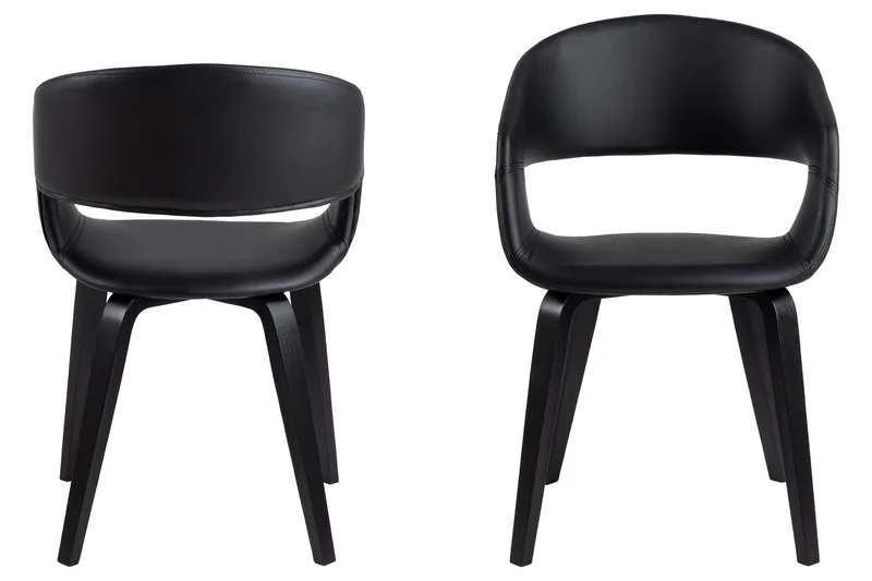 Løvstol Jimone - Sort - Møbler - Stoler - Spisestuestoler & kjøkkenstoler