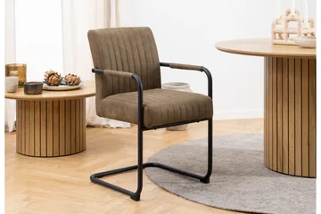 Løvstol Salini - Brun - Møbler - Stoler - Spisestuestoler & kjøkkenstoler