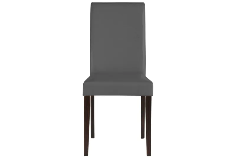 Laban Spisestol Kunstlær 2-pk - Mørkegrå - Møbler - Stoler - Spisestuestoler & kjøkkenstoler