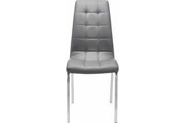 Laima Spisestol Kunstlær 2-pk - Grå - Møbler - Stoler - Spisestuestoler & kjøkkenstoler