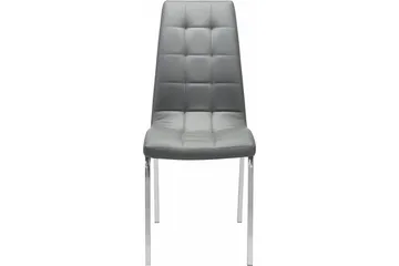 Laima Spisestol Kunstlær 2-pk - Grå - Møbler - Stoler - Spisestuestoler & kjøkkenstoler