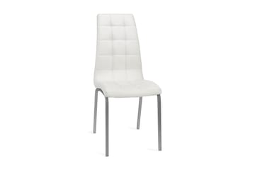 Laima Spisestol Kunstlær 2-pk - Hvit - Møbler - Stoler - Spisestuestoler & kjøkkenstoler