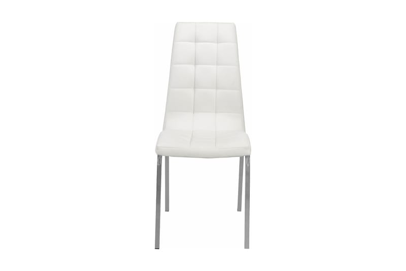 Laima Spisestol Kunstlær 2-pk - Hvit - Møbler - Stoler - Spisestuestoler & kjøkkenstoler