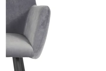 Laini Karmstol - Grå - Møbler - Stoler - Spisestuestoler & kjøkkenstoler