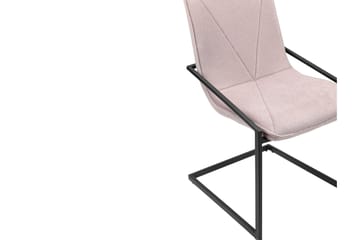 Lamallola Spisestol - Sølv/Svart - Møbler - Stoler - Spisestuestoler & kjøkkenstoler