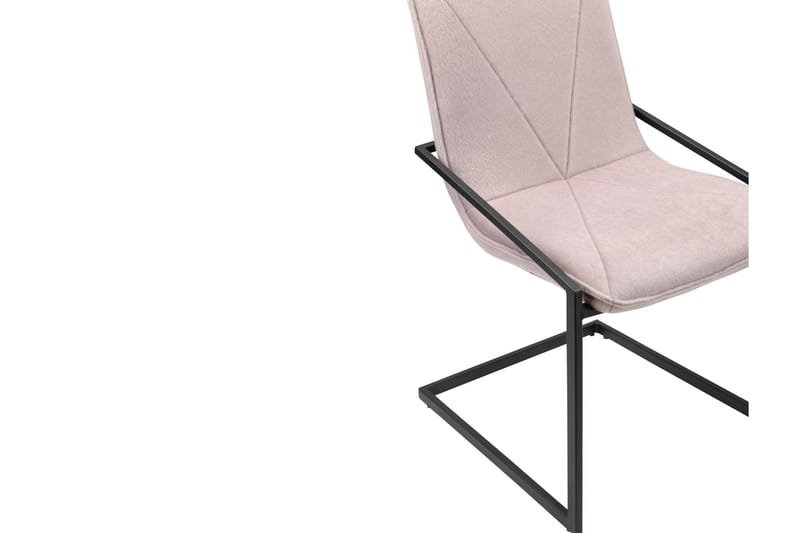 Lamallola Spisestol - Sølv/Svart - Møbler - Stoler - Spisestuestoler & kjøkkenstoler