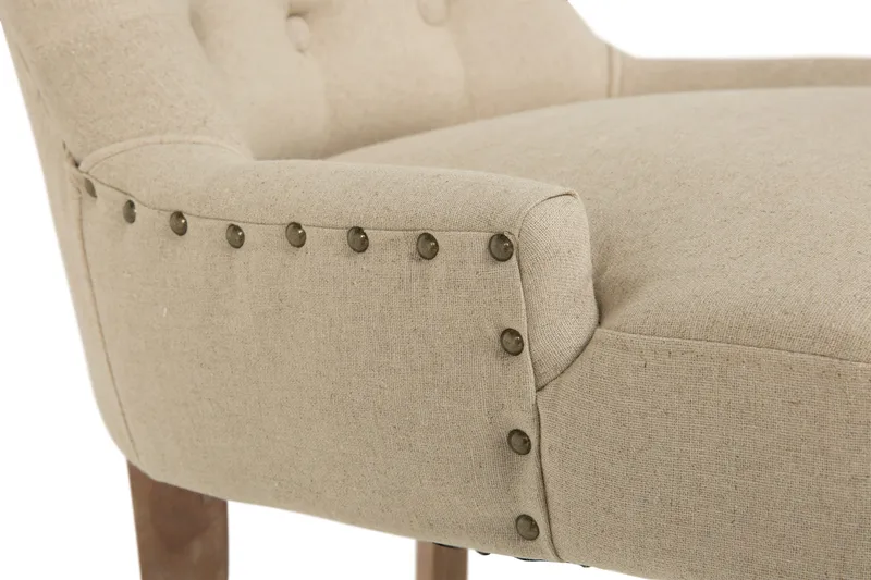 Lenestol Ophelia - Beige / Vintage - Møbler - Stoler - Spisestuestoler & kjøkkenstoler