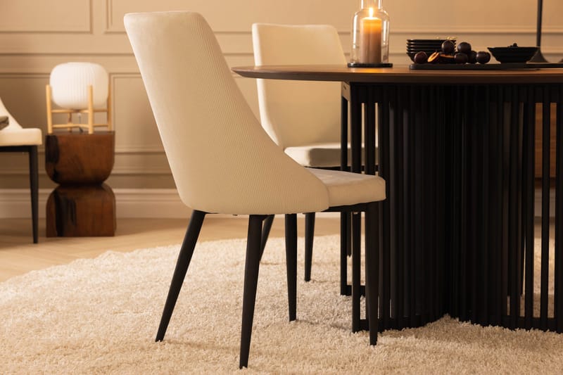 Leone Spisestol - Svart/Beige - Møbler - Stoler - Spisestuestoler & kjøkkenstoler