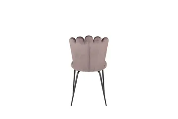 Limhamn Karmstol Fløyel - Grå - Møbler - Stoler - Spisestuestoler & kjøkkenstoler