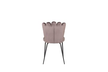 Limhamn Karmstol Fløyel - Grå - Møbler - Stoler - Spisestuestoler & kjøkkenstoler