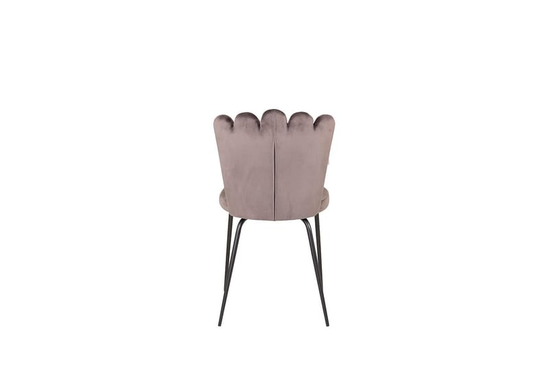 Limhamn Karmstol Fløyel - Grå - Møbler - Stoler - Spisestuestoler & kjøkkenstoler