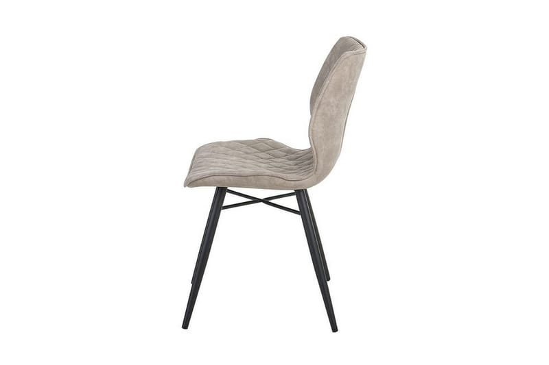 Lisle Spisestol i Kunstlær med Eukalyptuslook - Beige - Møbler - Stoler - Spisestuestoler & kjøkkenstoler
