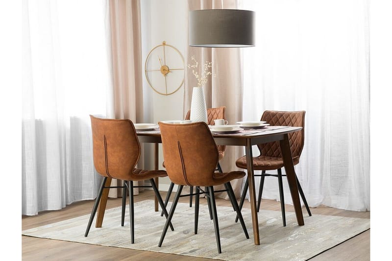 Lisle Stol 2-pk - Brun - Møbler - Stoler - Spisestuestoler & kjøkkenstoler