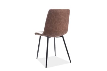 Looki Spisestol - Kunstskinn/Brun - Møbler - Stoler - Spisestuestoler & kjøkkenstoler