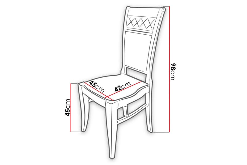 Lorella Spisestol - Plysch/Natur/Beige - Møbler - Stoler - Spisestuestoler & kjøkkenstoler