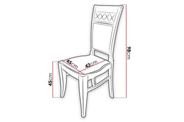 Lorella Spisestol - Plysch/Natur/Beige - Møbler - Stoler - Spisestuestoler & kjøkkenstoler