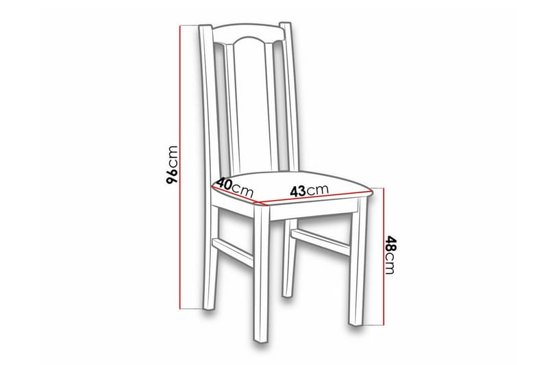 Lufti Matstol Black/Wood - Møbler - Stoler - Spisestuestoler & kjøkkenstoler