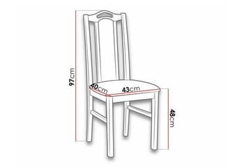 Lufti Matstol Black/Wood - Møbler - Stoler - Spisestuestoler & kjøkkenstoler