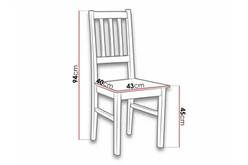Lufti Spisestol - Brun - Møbler - Stoler - Spisestuestoler & kjøkkenstoler