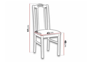 Lufti Spisestol - Brun - Møbler - Stoler - Spisestuestoler & kjøkkenstoler