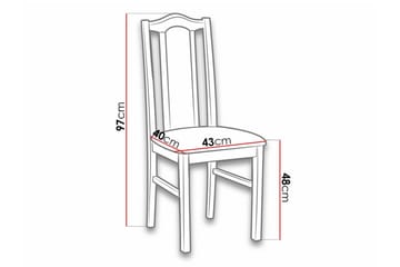 Lufti Spisestol - Brun - Møbler - Stoler - Spisestuestoler & kjøkkenstoler