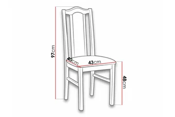 Lufti Spisestol - Brun - Møbler - Stoler - Spisestuestoler & kjøkkenstoler