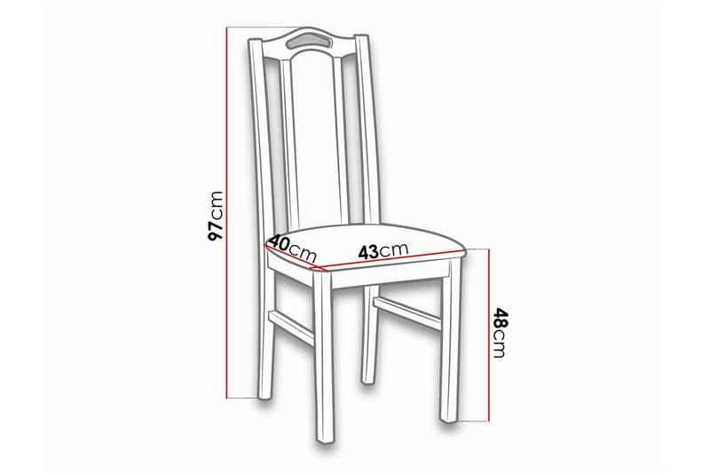 Lufti Spisestol - Hvid - Møbler - Stoler - Spisestuestoler & kjøkkenstoler