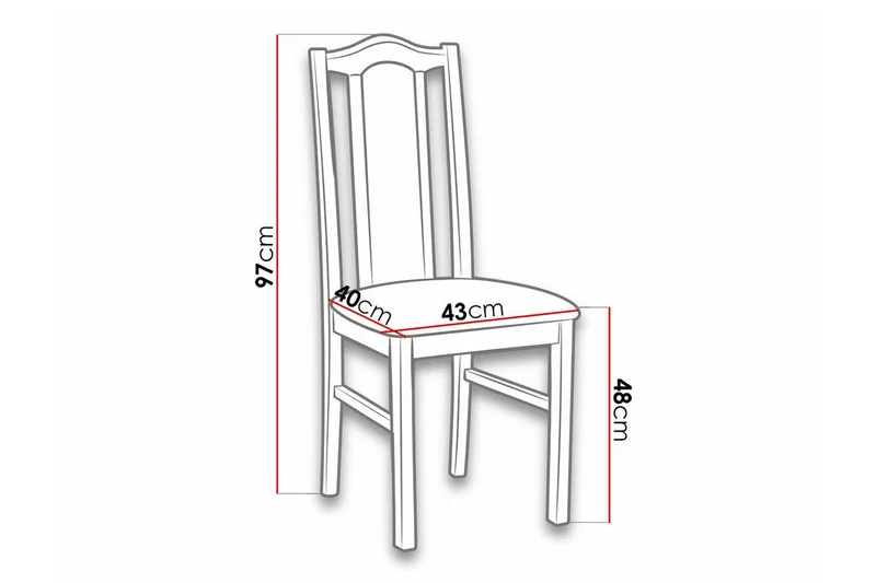 Lufti Spisestol - Hvid - Møbler - Stoler - Spisestuestoler & kjøkkenstoler