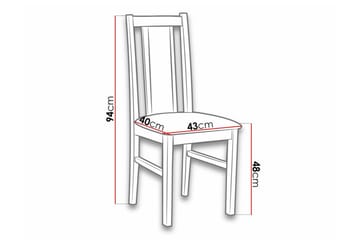 Lufti Spisestol - Svart - Møbler - Stoler - Spisestuestoler & kjøkkenstoler