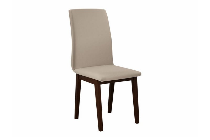 Majors Spisestol i Stoff med Treben, Beige|Brun