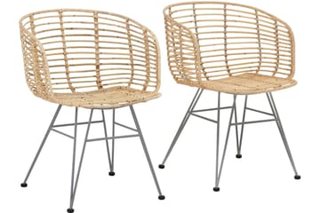 Marlee Karmstol - Natur - Møbler - Stoler - Spisestuestoler & kjøkkenstoler