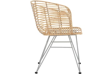 Marlee Karmstol - Natur - Møbler - Stoler - Spisestuestoler & kjøkkenstoler