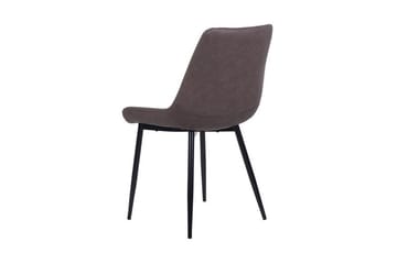 Melrose Design Spisestol i Kunstlær - Brun - Møbler - Stoler - Spisestuestoler & kjøkkenstoler