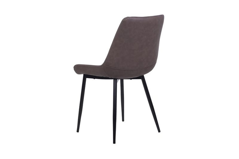 Melrose Design Spisestol i Kunstlær - Brun - Møbler - Stoler - Spisestuestoler & kjøkkenstoler